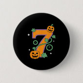 Kürbis Six Seven 67 passend 7 Halloween Paare Button (Vorderseite)