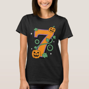 Kürbis Six Seven 67 passendes 7 Halloween-Paar T-Shirt