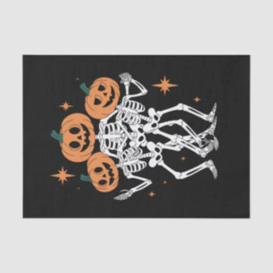 Kürbis-Skelett-Halloween-Kürbis-gruselige Jahresze Seidenpapier