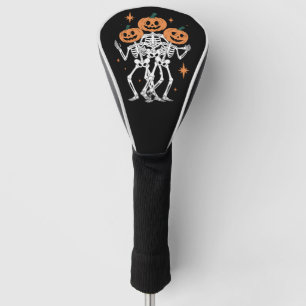 Kürbis-Skelett-Halloween-Kürbis-gruselige Saison Golf Headcover