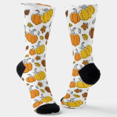 Kürbis-Socken Socken (Gewinkelt)