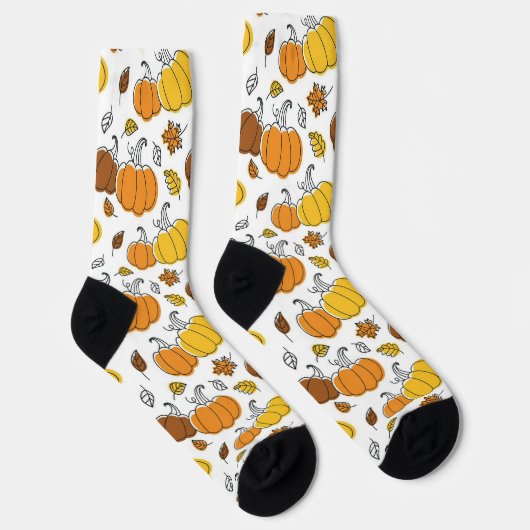 Kürbis-Socken Socken (Rechts)