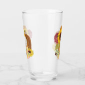 Kürbis, Sonnenblumen und Herbstfarben Glas (Rechts)