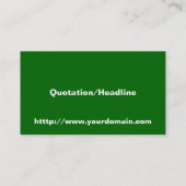 Kürbis, Soße und Streifen Hintergrund Visitenkarte (Rückseite)