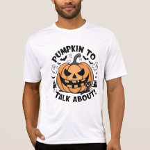 Kürbis spricht über Halloween