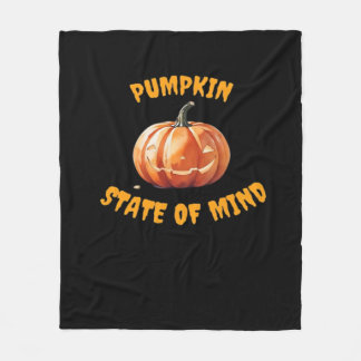 Kürbis Staat des Geistes - Halloween Klassischer T Fleecedecke