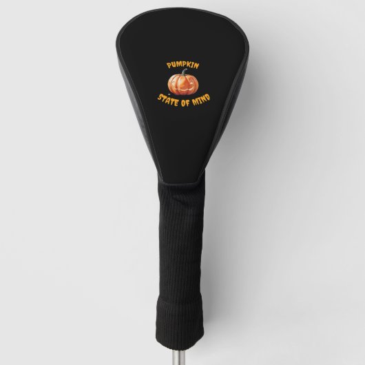 Kürbis Staat des Geistes - Halloween Klassischer T Golf Headcover (Vorderseite)