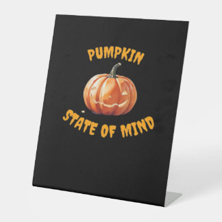 Kürbis Staat des Geistes - Halloween Klassischer T Sockelschild