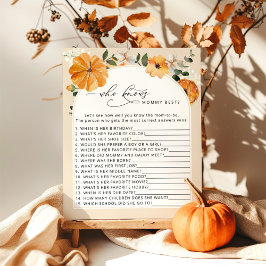 Kürbis stürzen Wer das beste Spiel der Mommy kennt