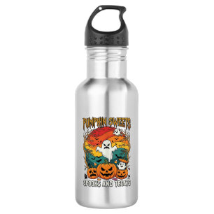 Kürbis Süßigkeiten Grusel Halloween Geister Pumpe Edelstahlflasche
