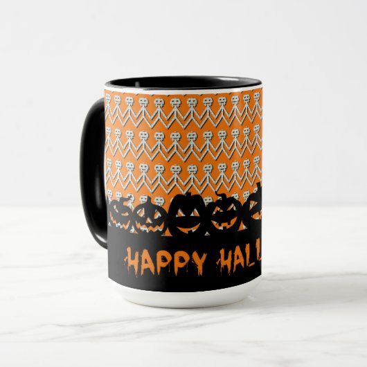 Kürbis Tasse (Vorderseite Links)