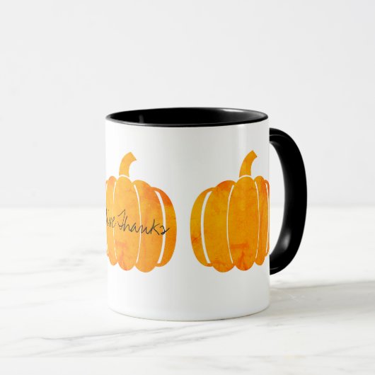 Kürbis Tasse (VorderseiteRechts)