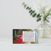 Kürbis-Tatsachen über Autismus-Visitenkarte Visitenkarte (Stehend Vorderseite)