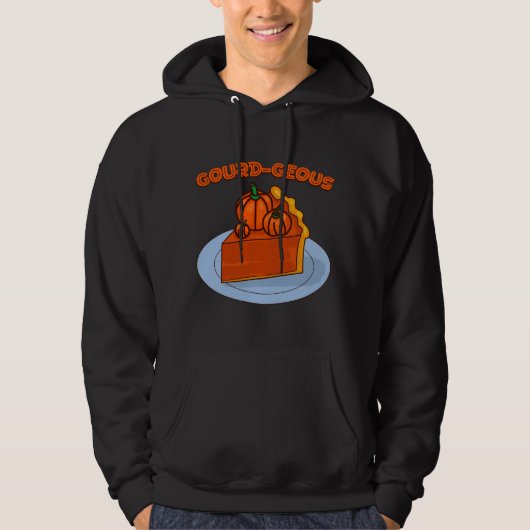 Kürbis-tinös Hoodie (Vorderseite)