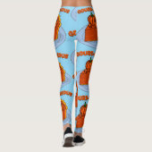 Kürbis-tinös Leggings (Rückseite)