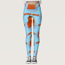 Kürbis-tinös Leggings