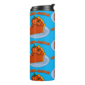 Kürbis-tinös Thermosbecher (Nach links gedreht)