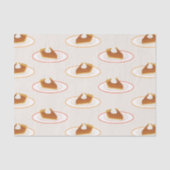 Kürbis-Torten-Party Seidenpapier (Vorderseite)