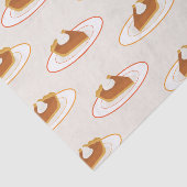 Kürbis-Torten-Party Seidenpapier (Ausschnitt)