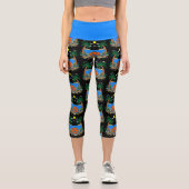 Kürbis-Tropeninsel Capri Leggings (Vorderseite)