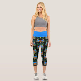 Kürbis-Tropeninsel Capri Leggings