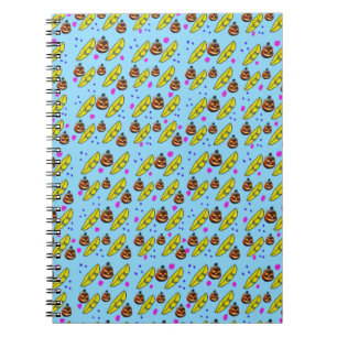 Kürbis und Banane Notizblock