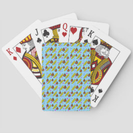 Kürbis und Banane Spielkarten