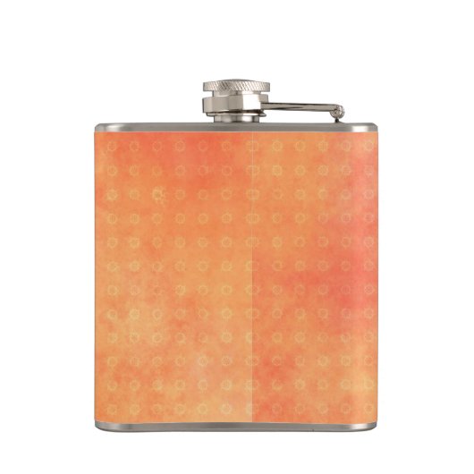 Kürbis und Blätter Flachmann (Rückseite)