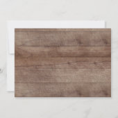 Kürbis und Blätter im Herbst Brautparty Einladung (Rückseite)