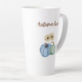 Kürbis und Blume Milchtasse (Rechte Ecke)