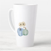 Kürbis und Blume Milchtasse (Linke Ecke)