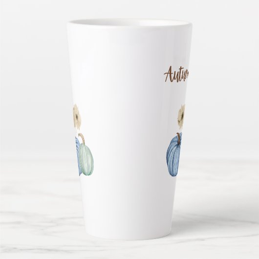 Kürbis und Blume Milchtasse (Vorderseite)