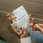 Kürbis und Erntedank der Kiefernfische Einladung