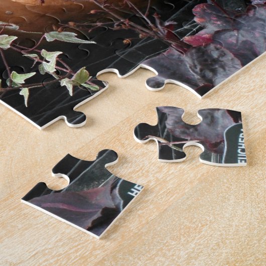 Kürbis und Fall-Pflanze Puzzle (Seite)