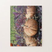 Kürbis und Fall-Pflanze Puzzle (Vertikal)