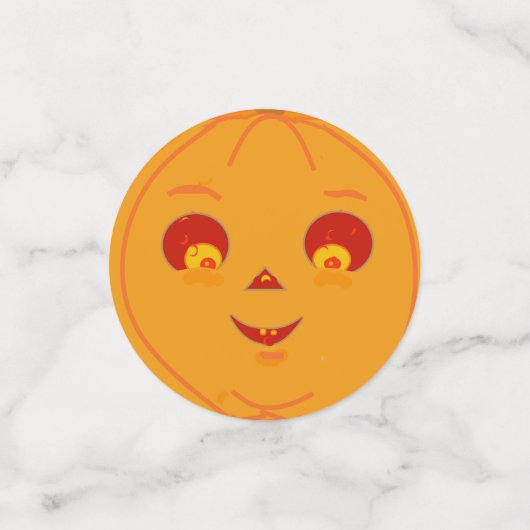 Kürbis und Flechtmäuse Konfetti (Klein Vorderseite)