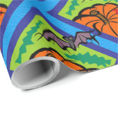 Kürbis und Fledermäuse, Name, Halloween, ZSG Geschenkpapier (Rolleneckpunkt)