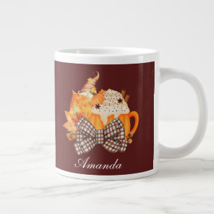 Kürbis und Gewürznome Jumbo-Tasse