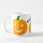 Kürbis und Halloween-Tasse Kaffeetasse (Links)