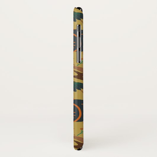 Kürbis und Karotten nahtlos Case-Mate iPhone Hülle (Hinten/Links)