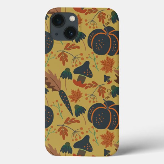 Kürbis und Karotten nahtlos Case-Mate iPhone Hülle (Rückseite)