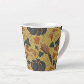 Kürbis und Karotten nahtlos Milchtasse (Rechte Ecke)