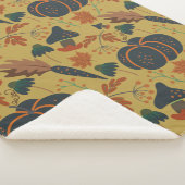 Kürbis und Karotten nahtlos Sherpadecke (3/4)