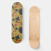 Kürbis und Karotten nahtlos Skateboard (Vorderseite)