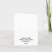 Kürbis und Kätzchen-Karte Einladung (Rückseite)