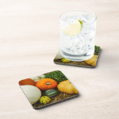 Kürbis und Kürbis Getränkeuntersetzer (Rechte Seite)