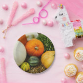 Kürbis und Kürbis Pappteller (Party)