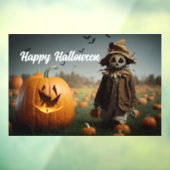 Kürbis- und Kürbisfenster Fensteraufkleber (Blatt 3)