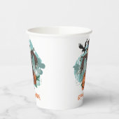 Kürbis und KürbisHalloween Pappbecher (Links)