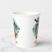 Kürbis und KürbisHalloween Pappbecher (Rechts)